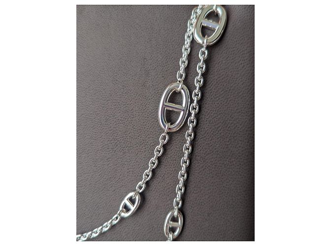 Hermès Farandole 160 cm Long Necklace Silver 925 box Brand New Silver hardware - view 10