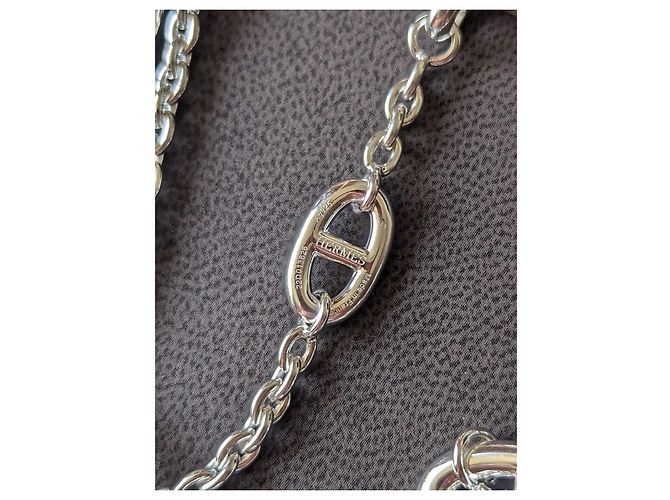 Hermès Farandole 160 cm Long Necklace Silver 925 box Brand New Silver hardware - view 13