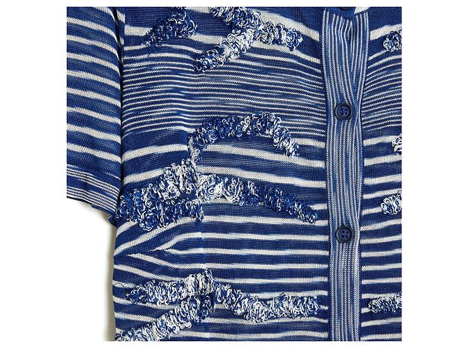 Missoni BLAUER CARDIGAN INTARSIE IN36 - Ansicht 2