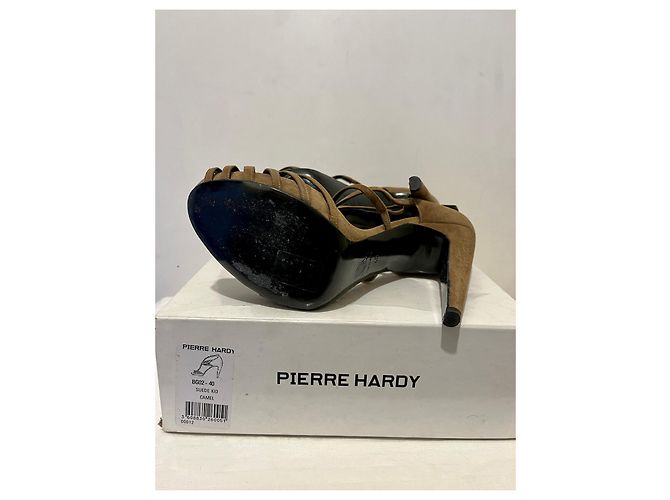 Pierre Hardy Kinderkaramell-Sandalen mit hohen Absätzen Braun - Ansicht 6