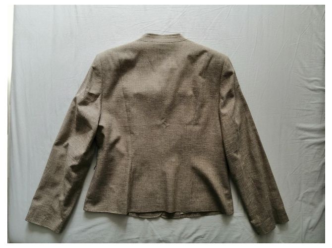 Burberry Blazer Beige Leinen Viscose - Ansicht 2
