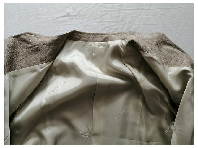 Burberry Blazer Beige Leinen Viscose - Ansicht 4