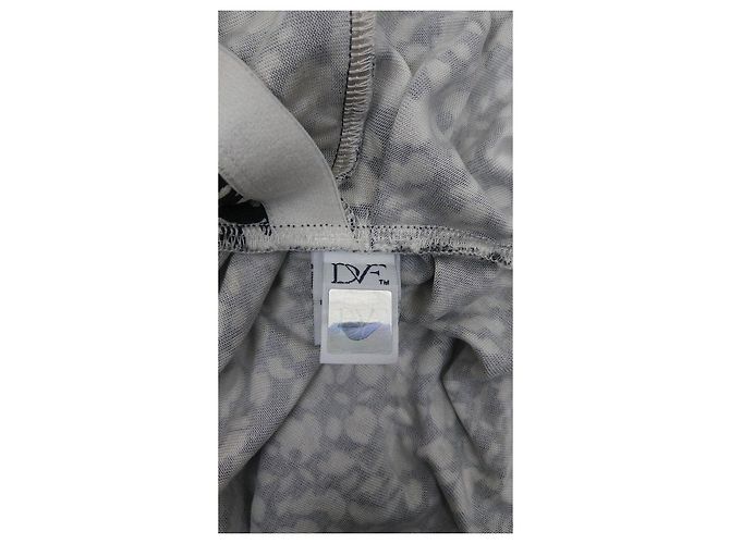Diane Von Furstenberg Vestido de seda DvF Bentley SJ Negro Blanco - vista 5
