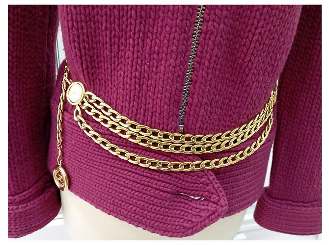 Chanel Kettengürtel in Gold mit 3 Medaillons 85 cm Golden - Ansicht 5
