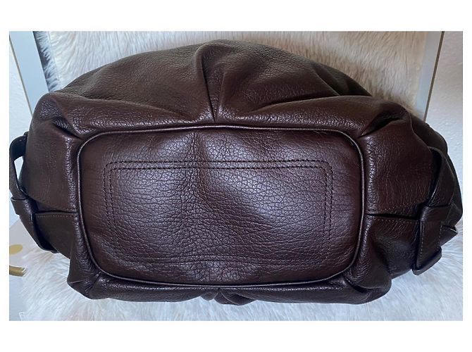Borsa a mano Celine Daoust in pelle marrone Marrone scuro - vista 3