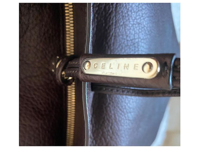 Borsa a mano Celine Daoust in pelle marrone Marrone scuro - vista 4