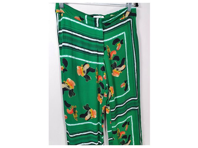 Autre Marque Calça Holzweiler Okapi Verde Viscose - vista 2