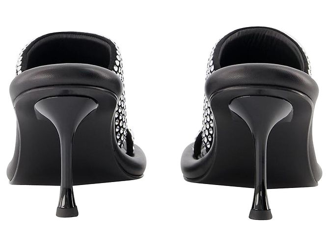 JW Anderson Sabot Paraurti in Cristallo - J.W. Anderson - Nero - Pelle - vista 3