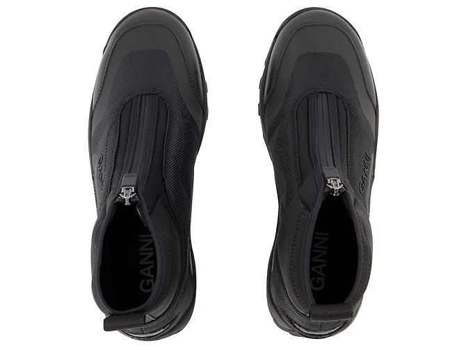 Performance-Turnschuhe - Ganni - Schwarz - Polyester - Ansicht 4