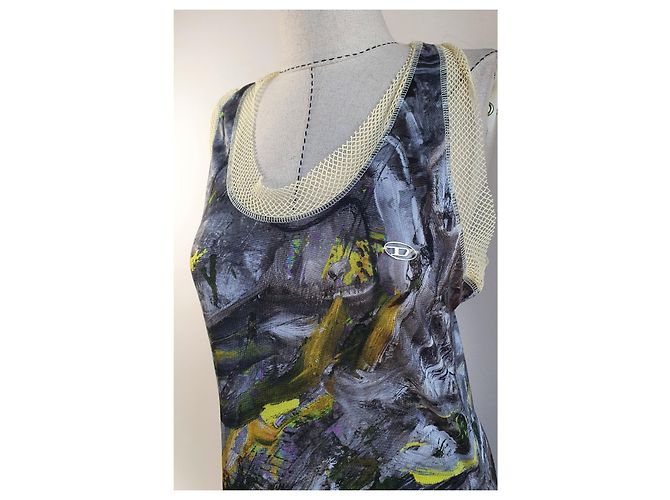 Abito Diesel in cotone e rayon multicolore - vista 2