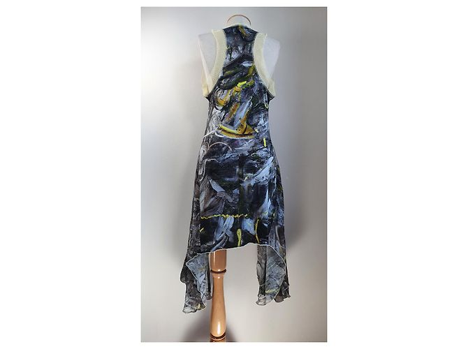Abito Diesel in cotone e rayon multicolore - vista 4