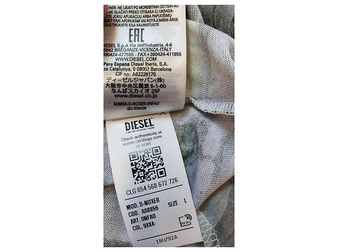 Abito Diesel in cotone e rayon multicolore - vista 7