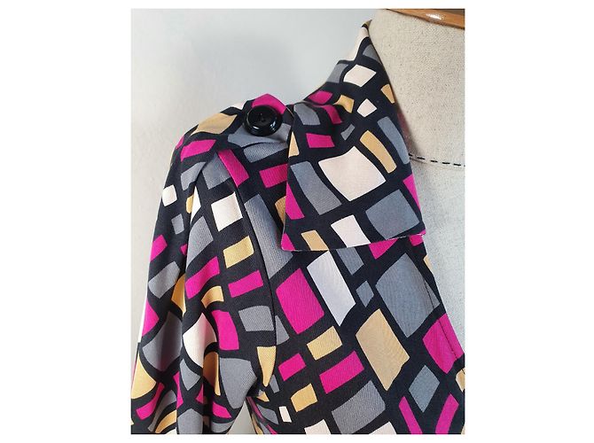 Vestido de seda Diane Von Furstenberg Multicolor - vista 3