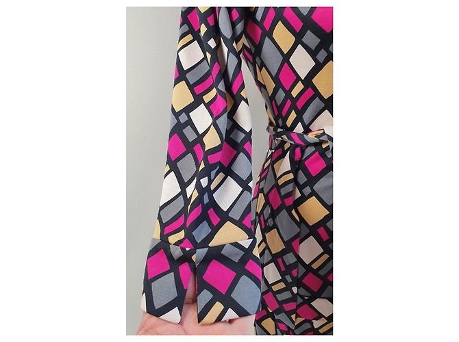 Vestido de seda Diane Von Furstenberg Multicolor - vista 7