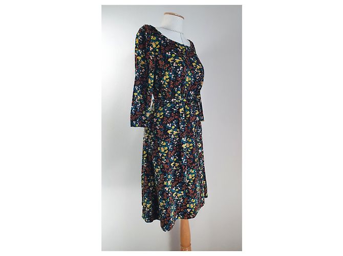 Autre Marque King Louie Samtkleid XL Mehrfarben - Ansicht 2