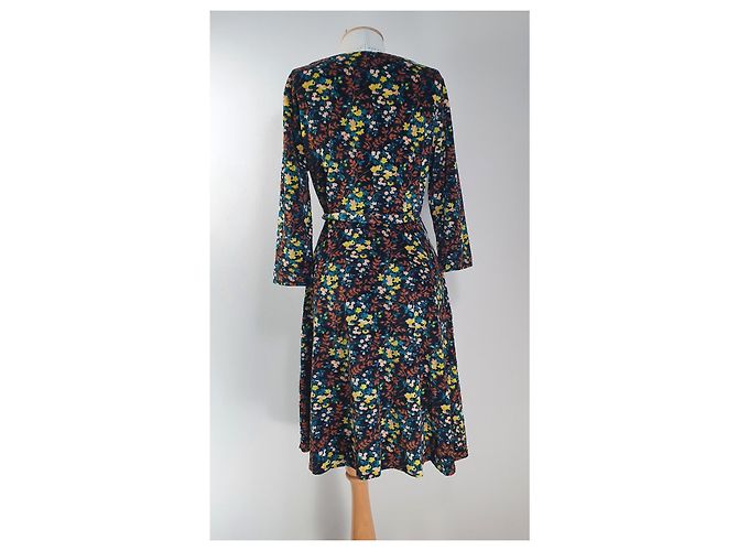 Autre Marque King Louie Samtkleid XL Mehrfarben - Ansicht 4