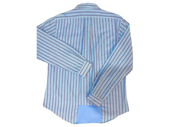 Polo Ralph Lauren Bella maglietta 100%. Cotone rigato blu L/40 Ralph Lauren - vista 2