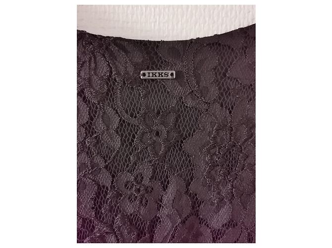 Abito in pizzo nero Ikks - vista 3