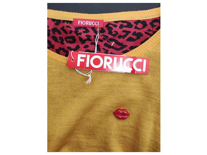 Autre Marque Jersey Fiorucci Amarillo - vista 4