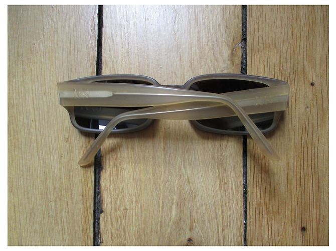 Paco Rabanne Montatura da sole in acetato bicolore. Beige - vista 5