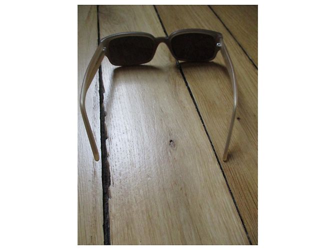 Paco Rabanne Montatura da sole in acetato bicolore. Beige - vista 6