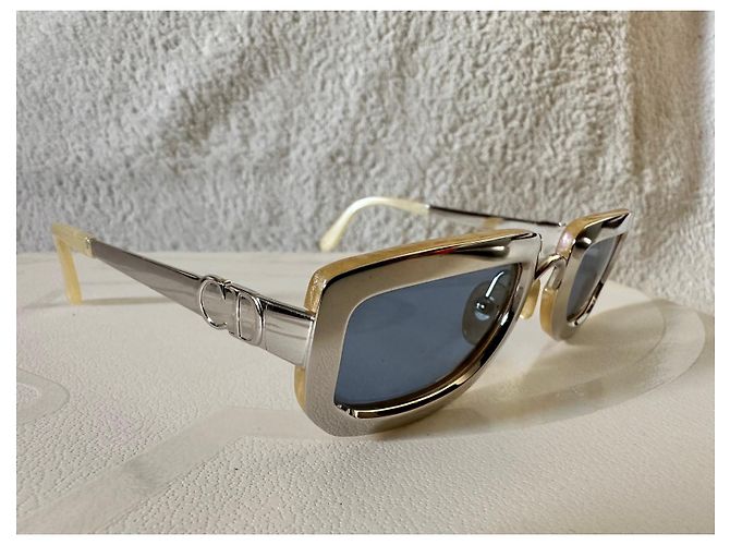 Christian Dior Gafas de sol plateadas ediciones limitadas - vista 5