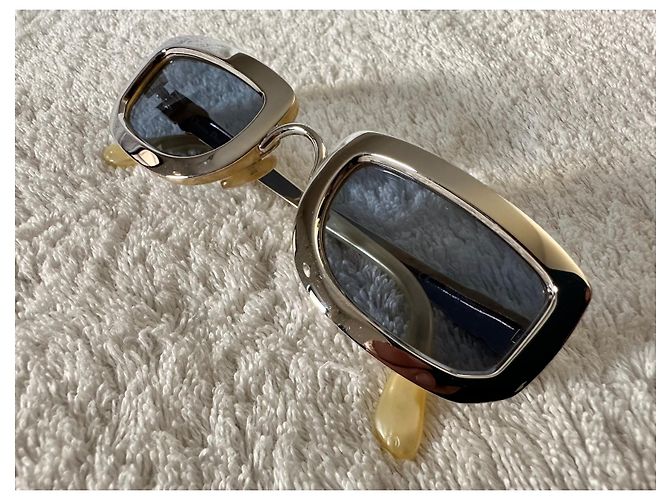 Christian Dior Gafas de sol plateadas ediciones limitadas - vista 8