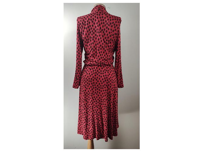 Autre Marque King Louie Blumenkleid Viscose Elastan XXL Mehrfarben - Ansicht 4