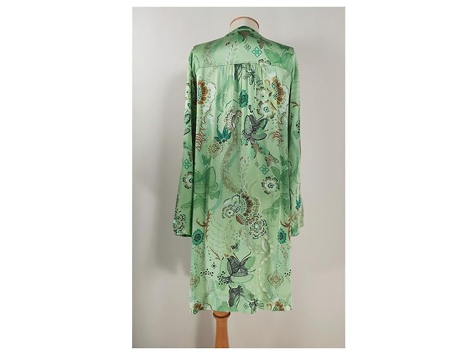 Odd Molly Kleid aus grüner Viskose Mehrfarben - Ansicht 5