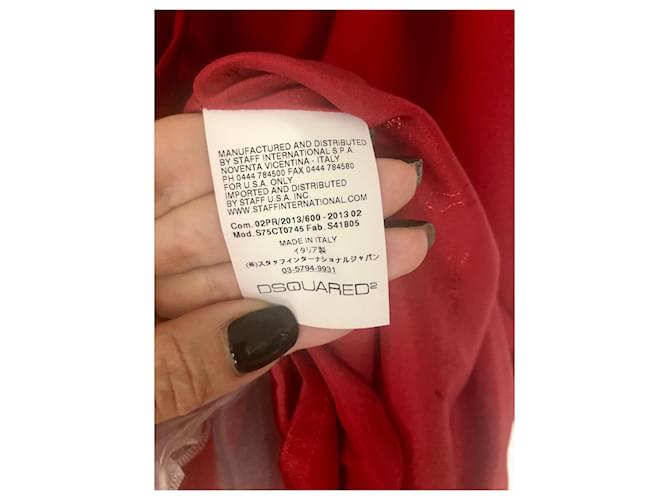 Vestido rojo Dsquared2 Roja - vista 6