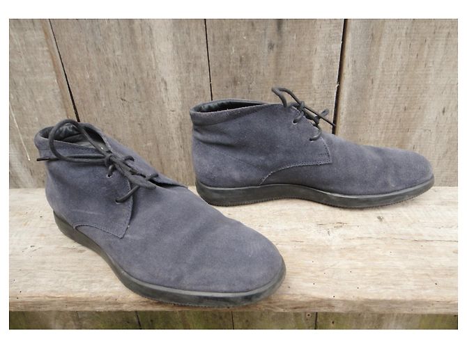 Stivali Hogan Desert Boot in scamosciato blu 41 - vista 5
