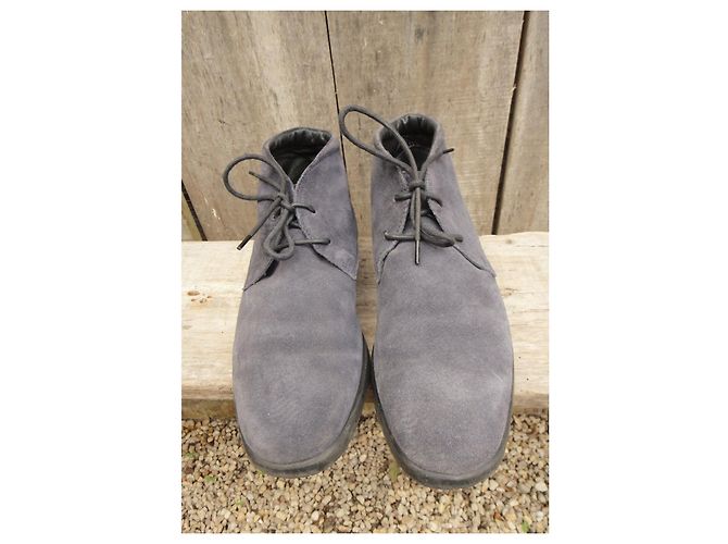 Stivali Hogan Desert Boot in scamosciato blu 41 - vista 6