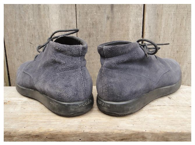 Stivali Hogan Desert Boot in scamosciato blu 41 - vista 7