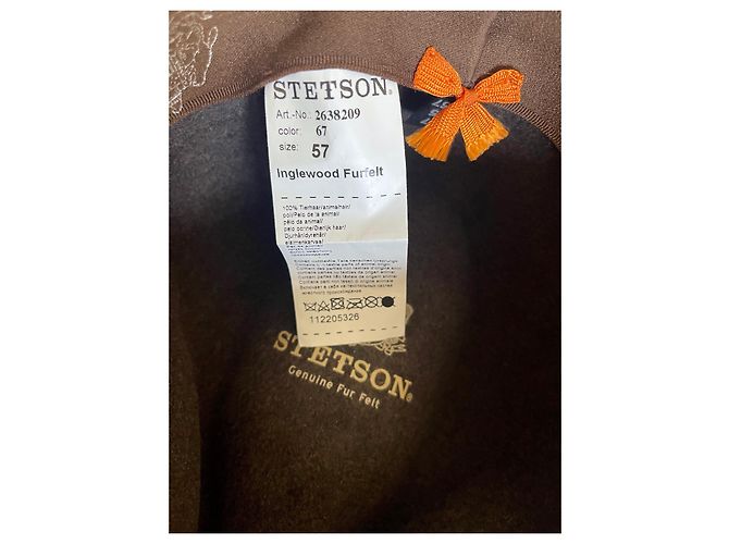 Cappello Stetson Inglewood Tortora in feltro di pelo Taupe - vista 12