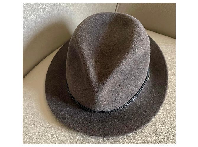 Cappello Stetson Inglewood Tortora in feltro di pelo Taupe - vista 15