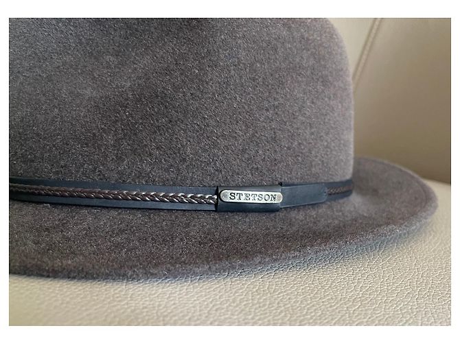 Cappello Stetson Inglewood Tortora in feltro di pelo Taupe - vista 3