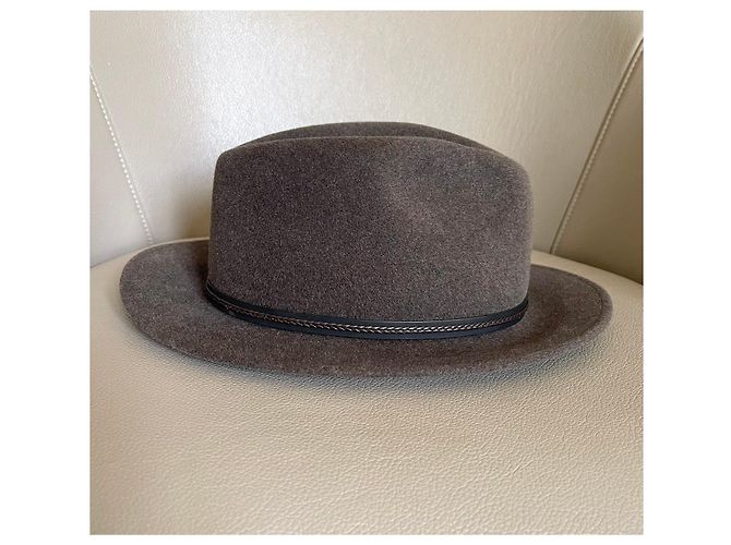 Cappello Stetson Inglewood Tortora in feltro di pelo Taupe - vista 5