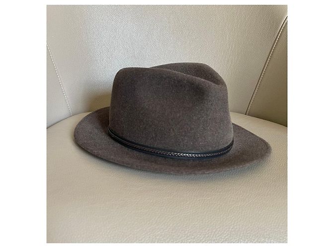 Cappello Stetson Inglewood Tortora in feltro di pelo Taupe - vista 6