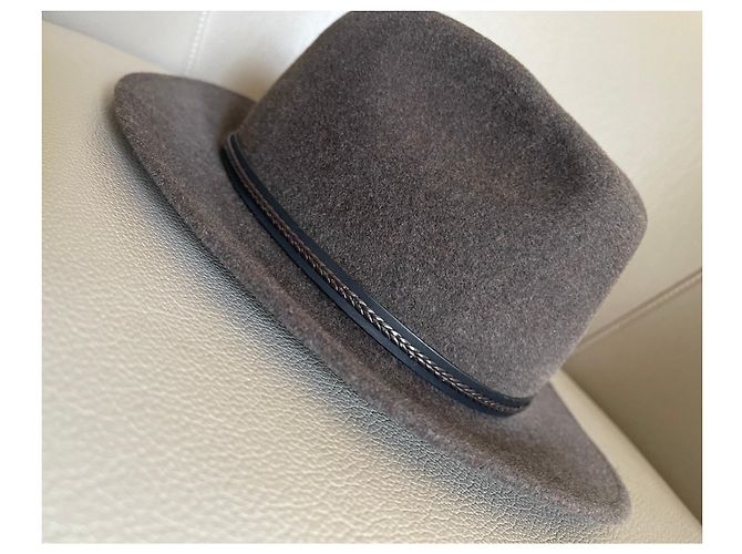 Cappello Stetson Inglewood Tortora in feltro di pelo Taupe - vista 7