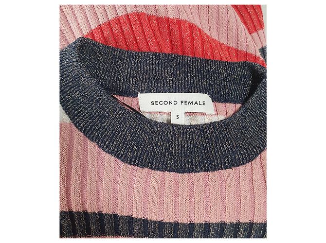 Autre Marque Second Female Strickbluse Viscose Mehrfarbig Mehrfarben - Ansicht 4