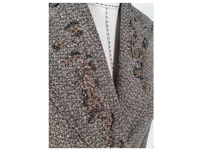 Blazer Luisa Cerano Marrone Lana e Seta - vista 3