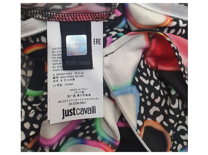 Abito Just Cavalli in viscosa multicolore - vista 7