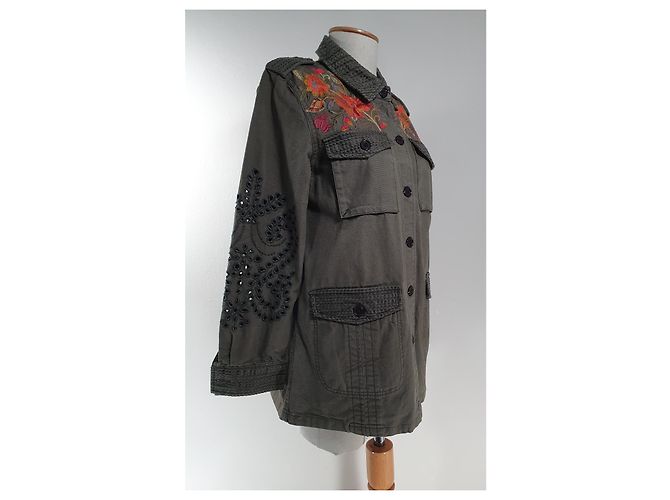 Autre Marque Giacca in cotone ricamata Johnny Was Workshop Multicolore - vista 3