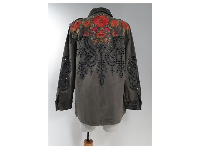Autre Marque Giacca in cotone ricamata Johnny Was Workshop Multicolore - vista 5