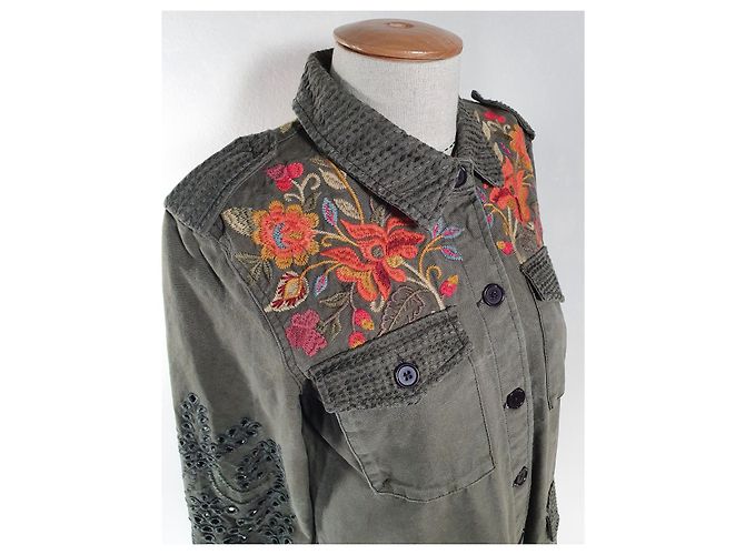 Autre Marque Giacca in cotone ricamata Johnny Was Workshop Multicolore - vista 7