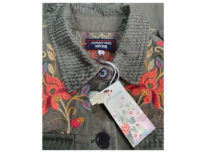 Autre Marque Giacca in cotone ricamata Johnny Was Workshop Multicolore - vista 8