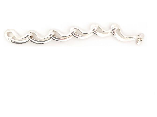 BRACCIALE INFINITY DI GEORG JENSEN 452 in argento sterling 925 Cinturino in argento - vista 3