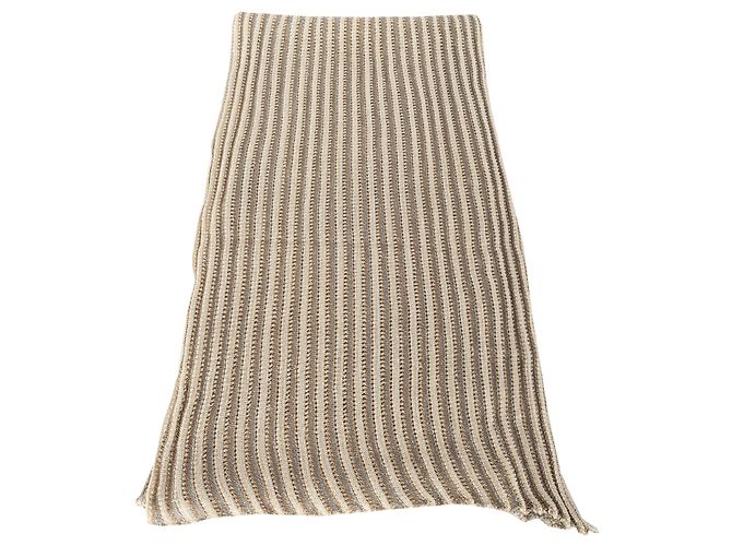 Missoni Gestreiftes Strickfoulard Golden - Ansicht 2