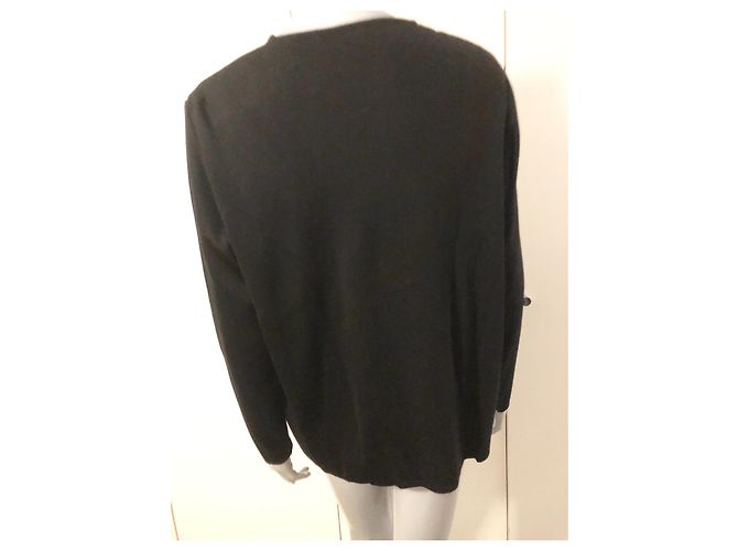 Autre Marque Pull Lucia T Noir à Paillettes - vue 2
