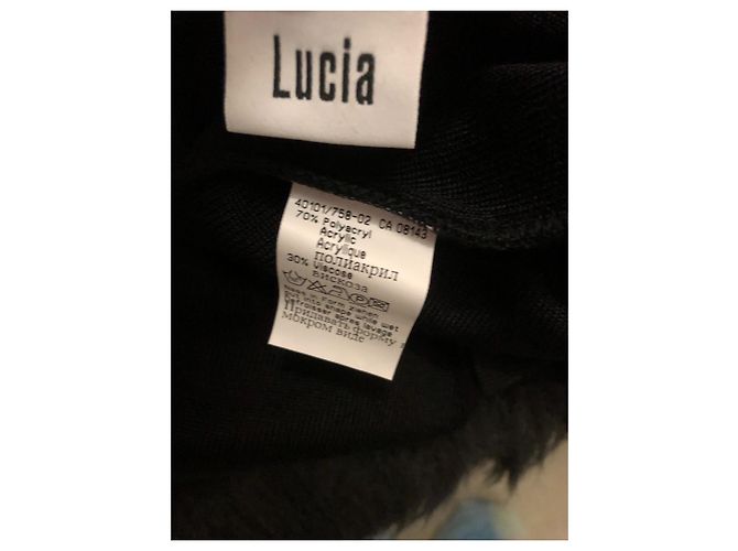 Autre Marque Pull Lucia T Noir à Paillettes - vue 3